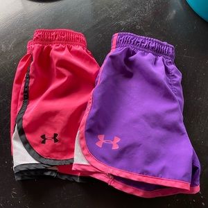 Under Armour Girls 2 Athletic Shorts